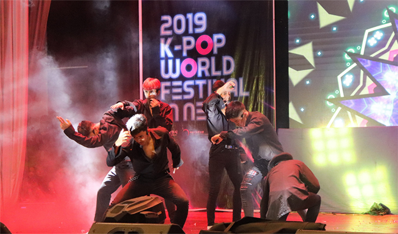 Nepal preliminary winner Drekpop performs BTS's 